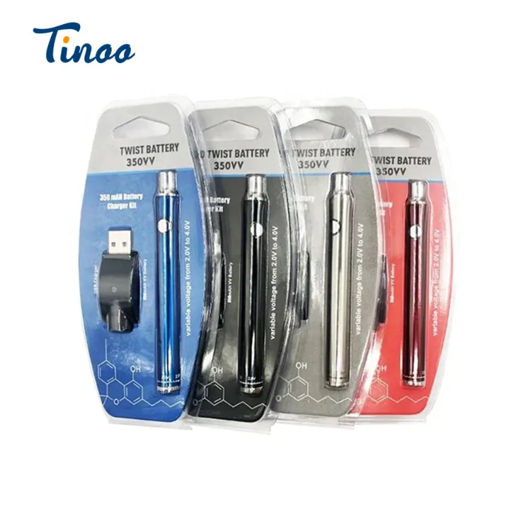 
Vertex 510 Battery Custom Logo Variable Voltage Preheat Cbd Vape Pen 350Mah Cbd Battery 