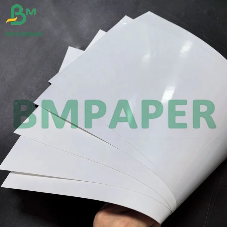 220gsm Top Coated Thermal Synthetic Paper With Hot Melt Thermal PP Roll Paper For Label