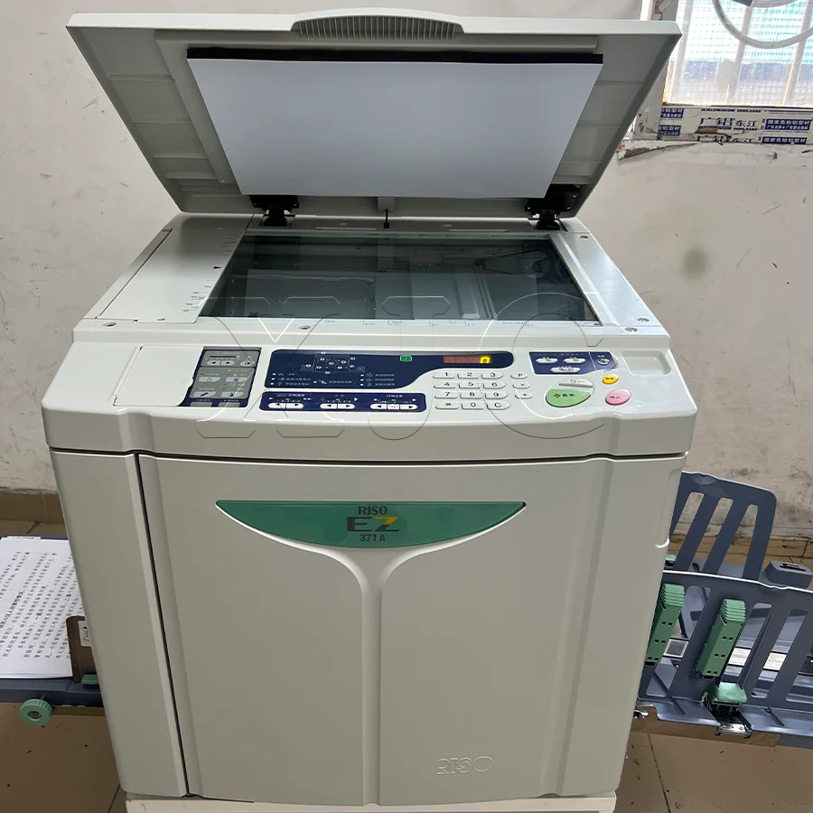 Refurbished RISO EZ 371A  printer for used riso duplicator machine digital master making Fully automatic printing