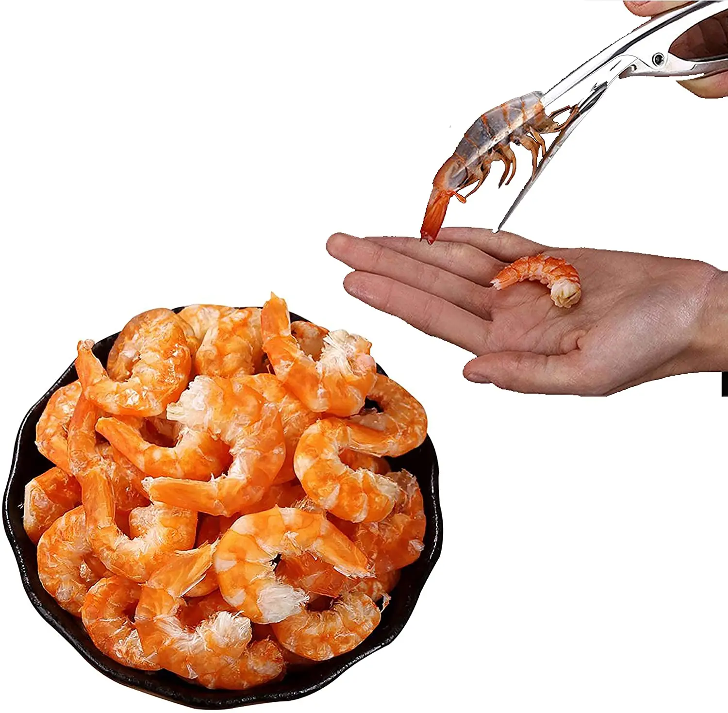 Easy To Clean Family Kitchen Stainless Steel Shrimp Deveiner Tool Peelers Unique Design Cleaner