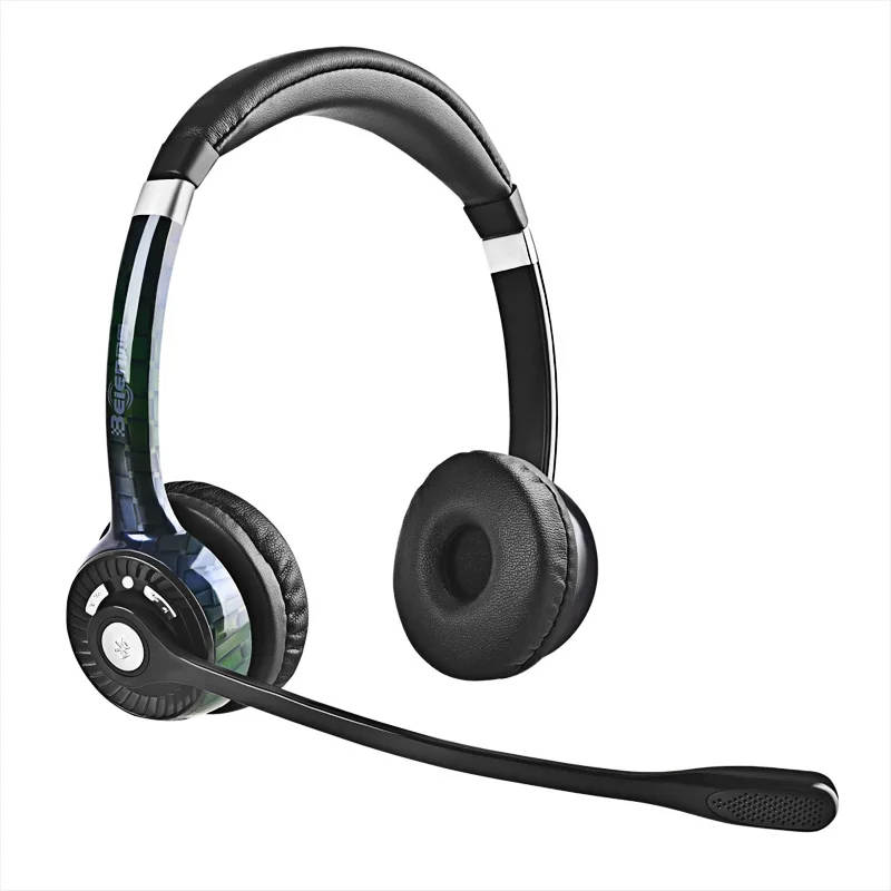 Beien Binaural Wireless Stereo Headphones Office Headset Call Center Factory Direct Sale