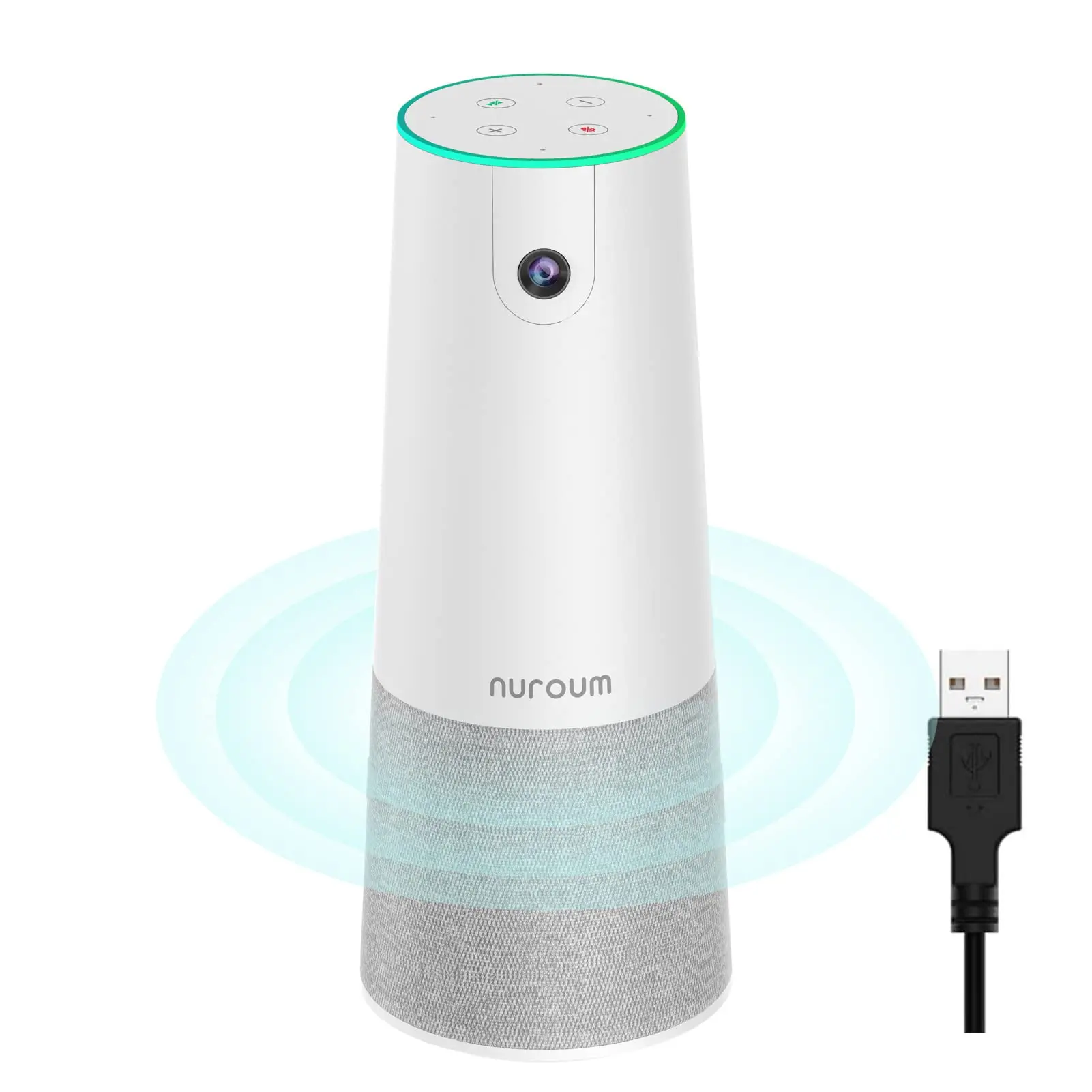 Audio Video Conferencing System USB Omnidirectional Microphone Multifunctional Conference Speakerphone