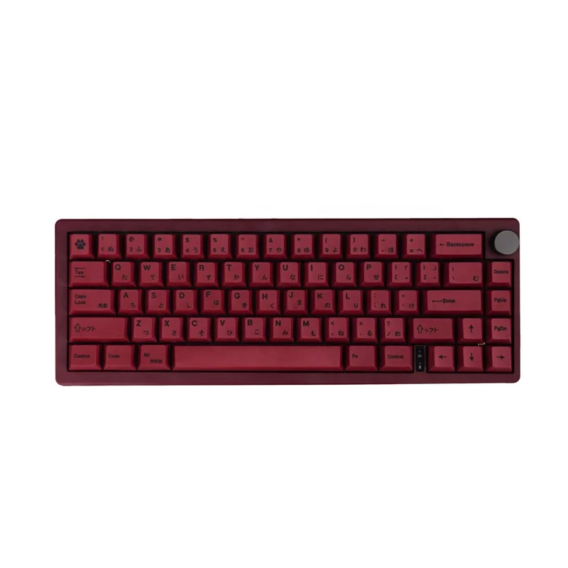 Клавиатура Cherry минималистская красная тема PBT 140 клавиши краситель-саб кепка для MX Switch 61/64