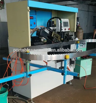 Автоматическая ленточная пила, зубчатая сварочная машина