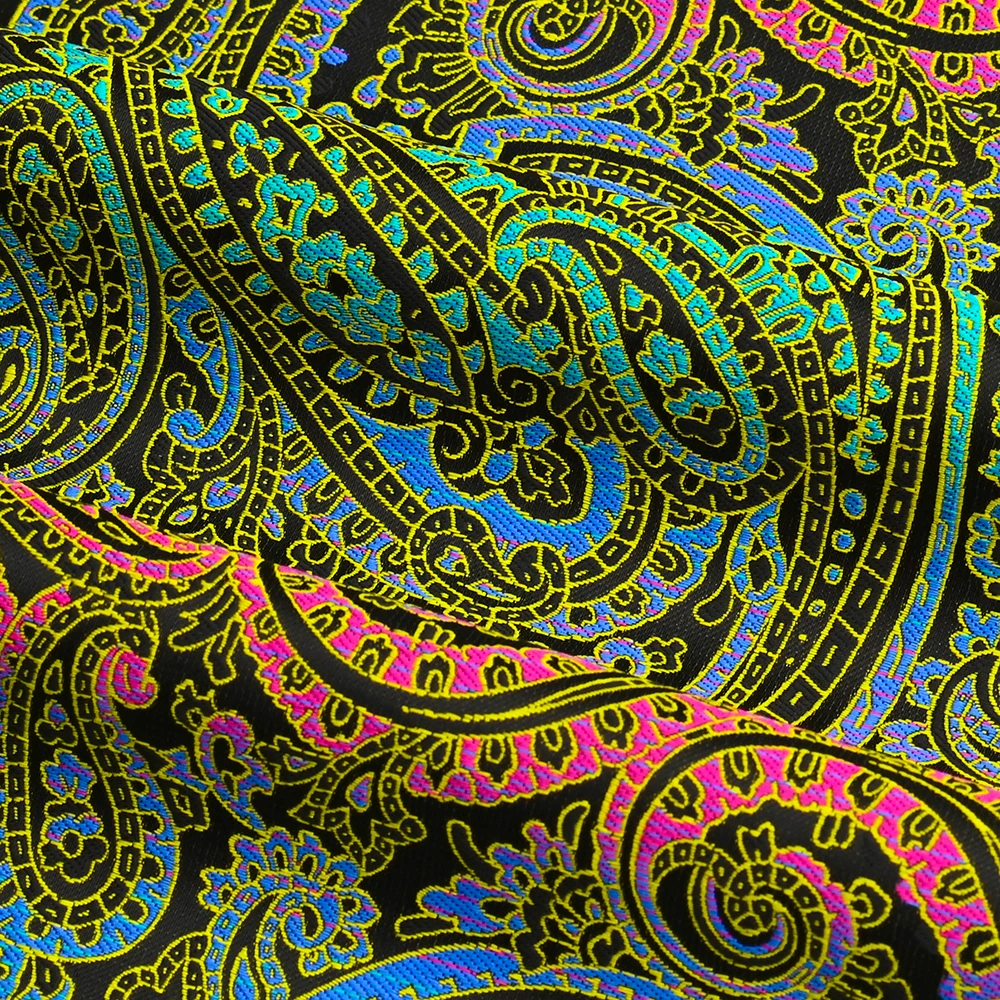 YiLi Costume Dyed Yarn Brocade Vintage Garment Dress Jacquard Lurex Necktie Tie Fabric