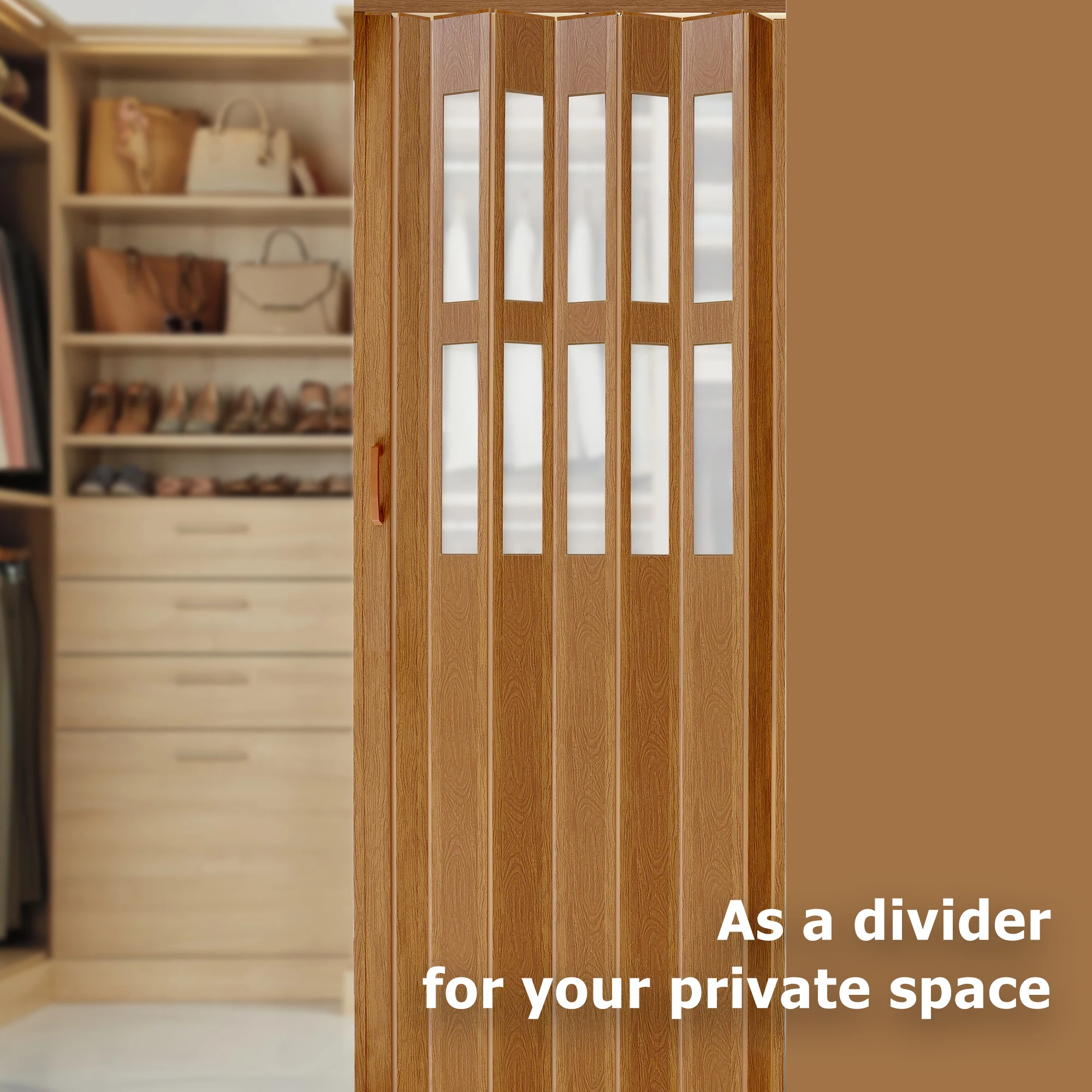 China manufacturer bathrooms pvc sliding accordion doors folding  plastic door  with lock