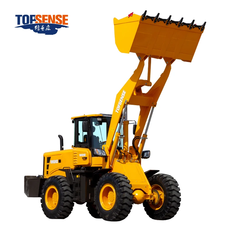 2024 hot sale mini wheel loader diesel  high lift 2.5m  wheel loader bucket