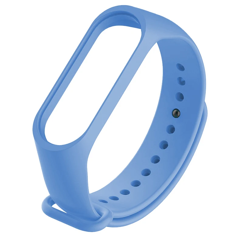 For Xiaomi Mi Band 4 Silicone Strap For Smart Watch Silicone Watch Strap Single Color