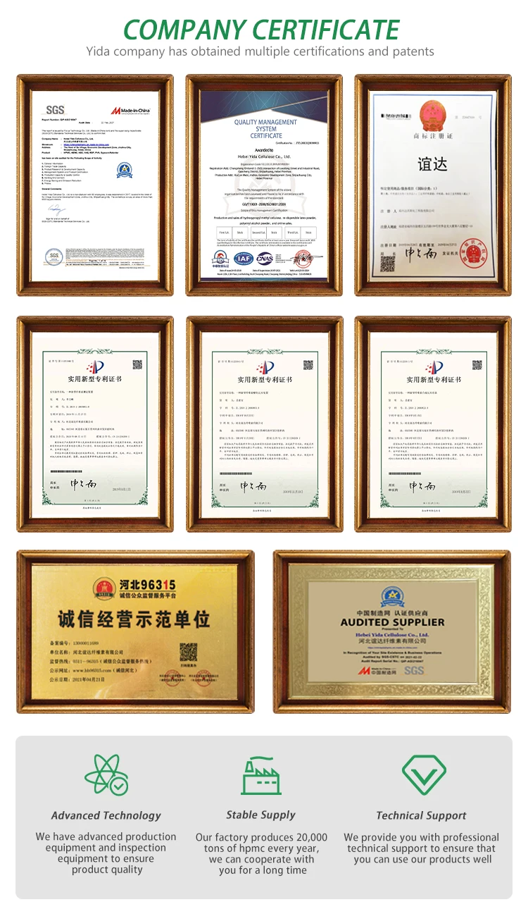 Extend Setting Time Low Dosage 25kg Good Quality & Price China HPMC, VAE RDP, Gypsum Retarder for Gypsum Plaster, Gypsum Board