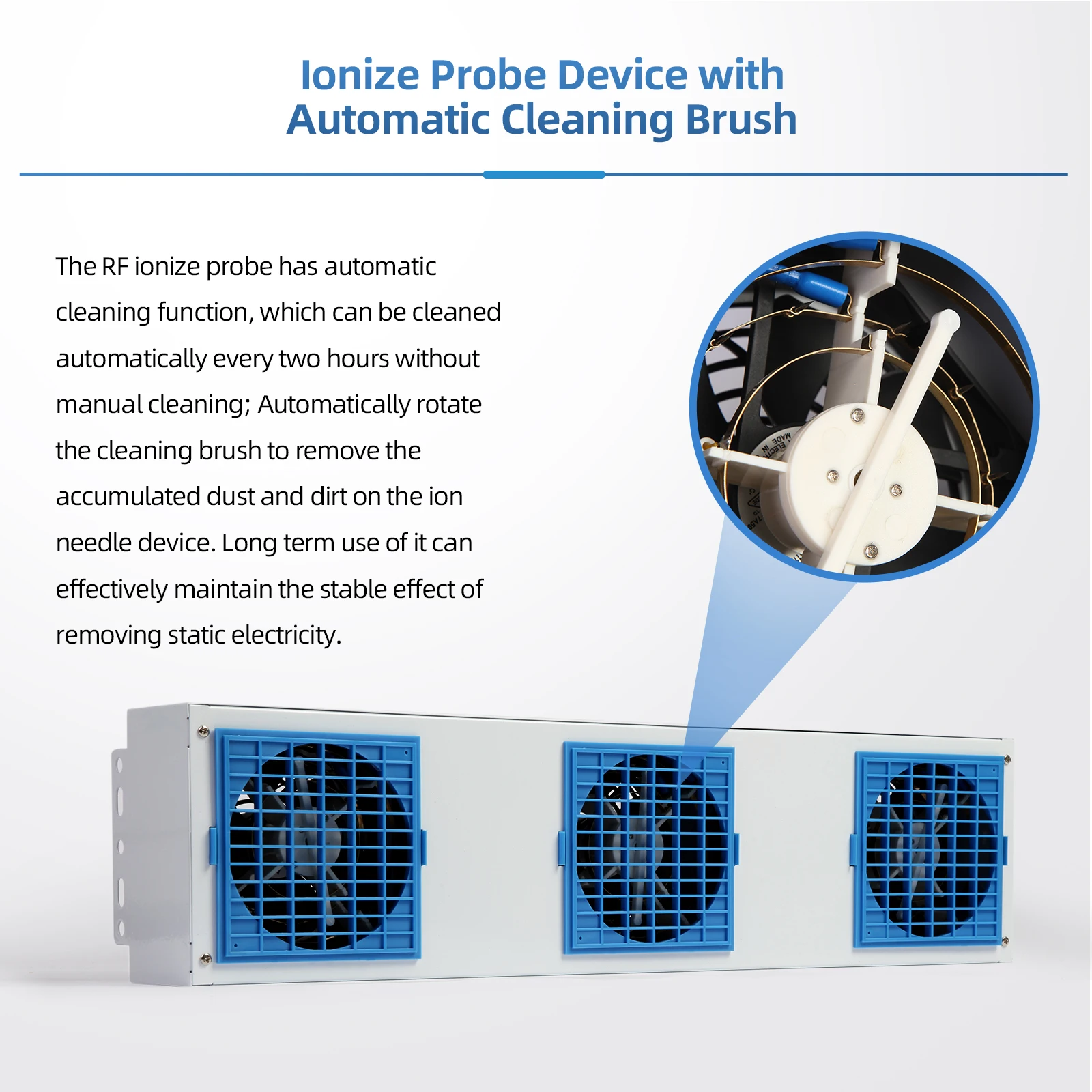 FEITA-003D ion fan new clean anti-static ion fan ESD ion generator static eliminator anti-static fan