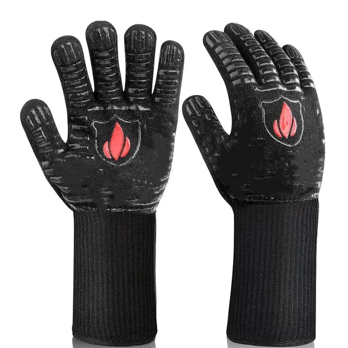 Microwave  Double Cotton Extreme Heat Resistant Kitchen Mitten