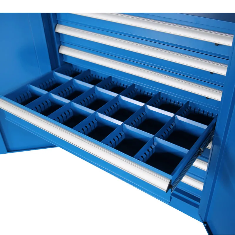 Steel Middle Chest Tool Cabinet with Partition Board and Storage Cabinets With Adjustable Shelves