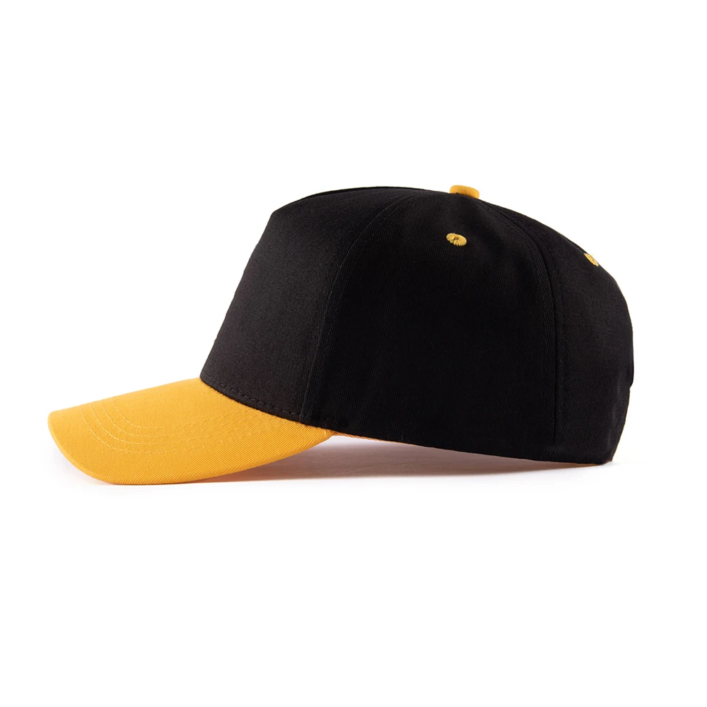 wholesale High quality Designers Two Tone Baseball Hats Custom 5 panel Sports Baseball Cap for men