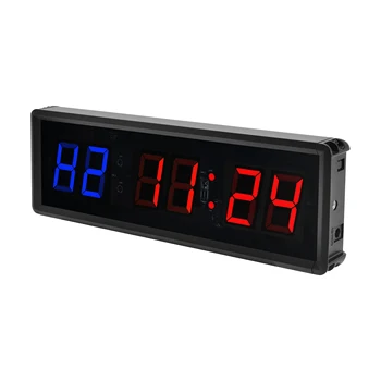 China Manufacturer   1.5 Inch LED Digital Countdown Wall Clock Fitness Timer Stopwatch for Gym