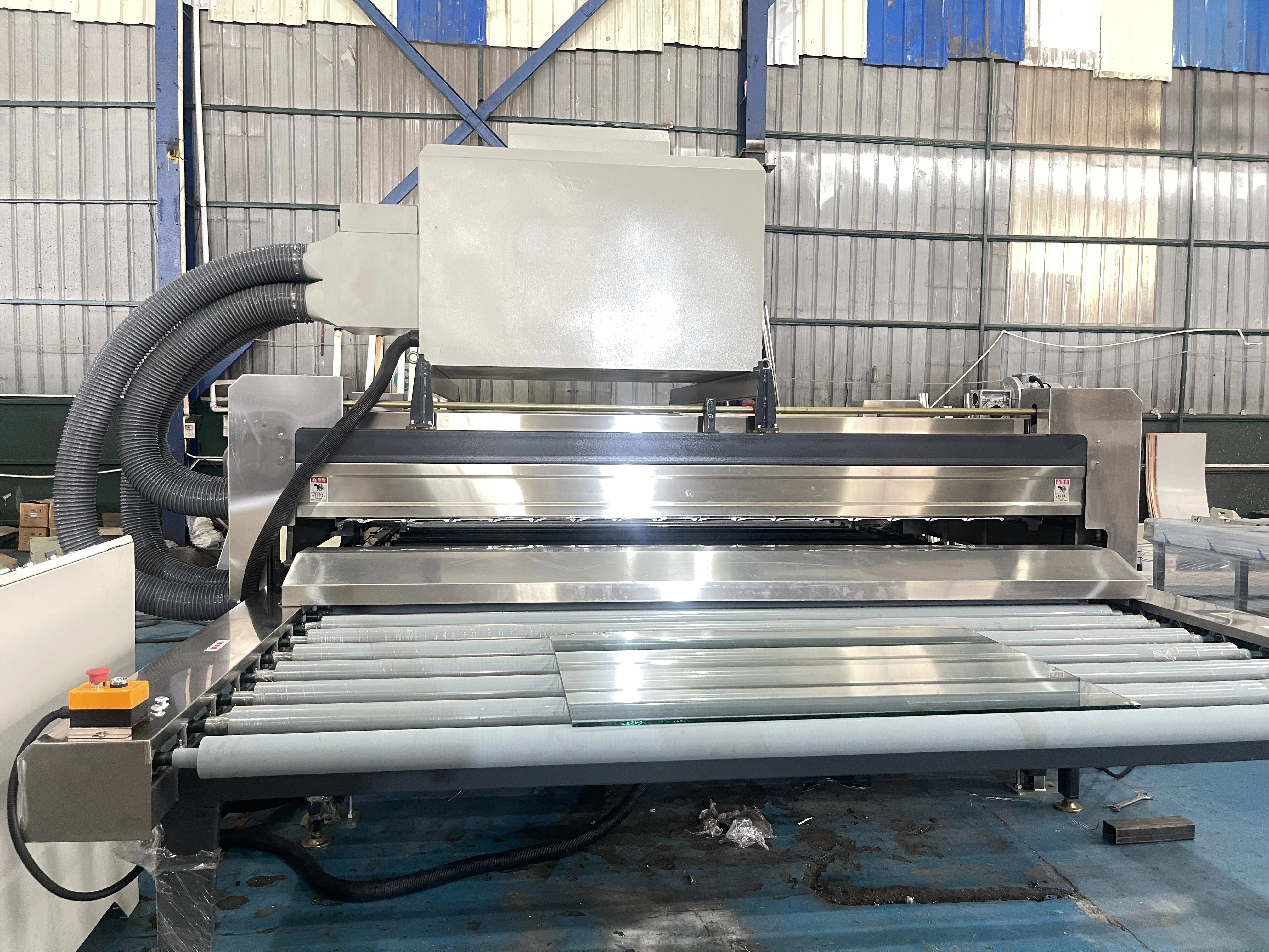 Horizontal flat tempered Glass Making Machine Line washing Drying Machine glass Door Hollow Glazing Glass Washing Machinery