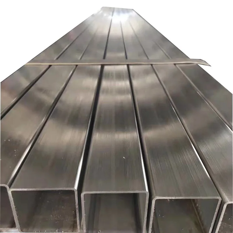AISI ASTM JIS A554 A312 A270 201 304 304L 316 410 420 hollow section square cold rolled stainless steel pipe