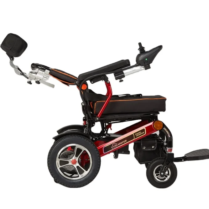 Wheelchair manufacture disabled folding electric wheelchair motorized power reclining wheelchair for sale