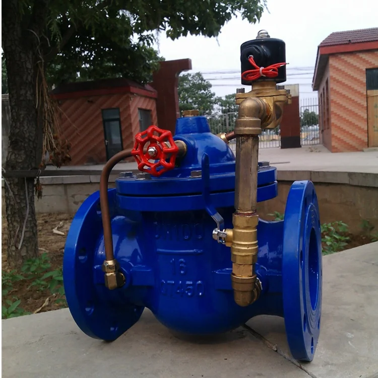 Flanged Ductile Iron 600X Hydraulic Electric Control Valve for Water System