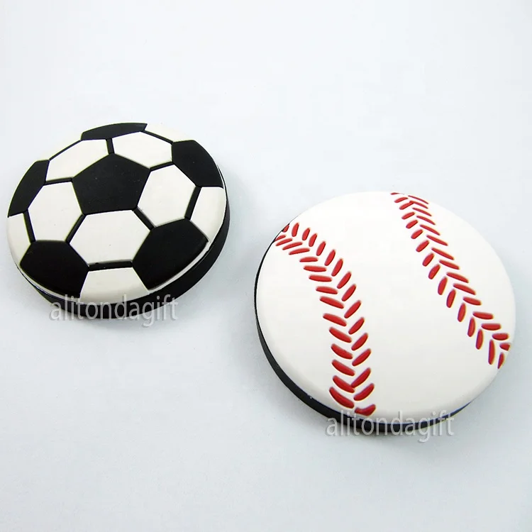 Wholesale promotional basketball football metal bottle opener custom logo shape beer bottle opener for home bar sports activity