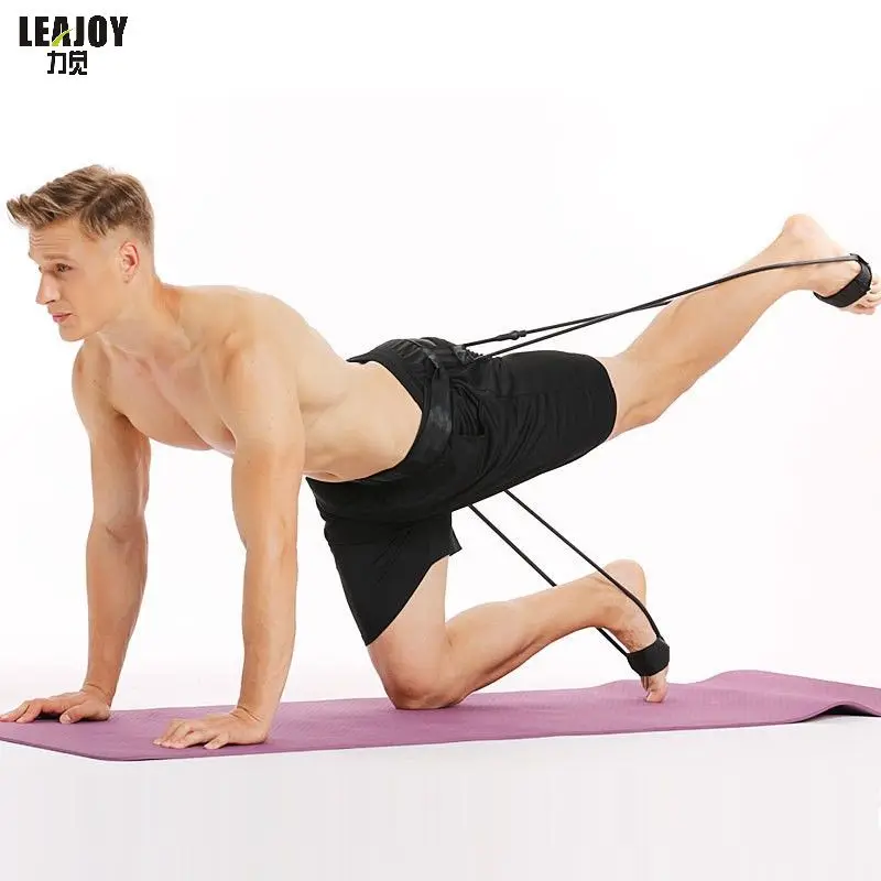 Free Sample Double Bead Connection Rope Leg Exercise Training band Hip Resistance Bands Adjustable Booty Belt