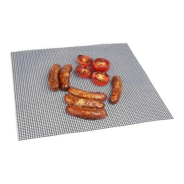 New Cooking Accessories Mesh Grill Mat Silicone Grill Mat Non Stick Bbq Grill Mesh Pan Liner