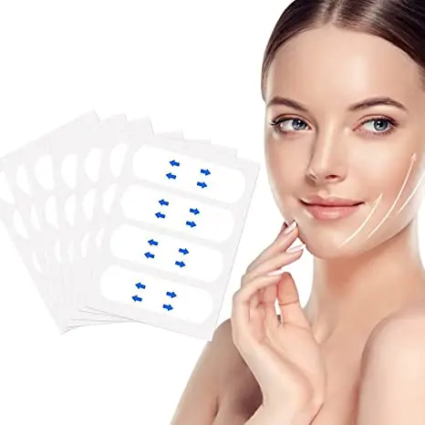 Invisible Thin Face Stickers Patches V-Shape Face Facial Line Wrinkle Sagging Skin Face Lift Up Fast Chin Adhesive Tape