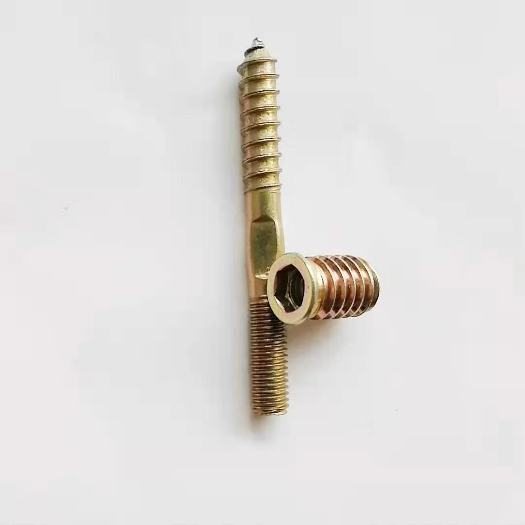 
M6 M8 M10 Double End Screws Hanger Bolts Double Threaded Self Tapping Wood Screw 