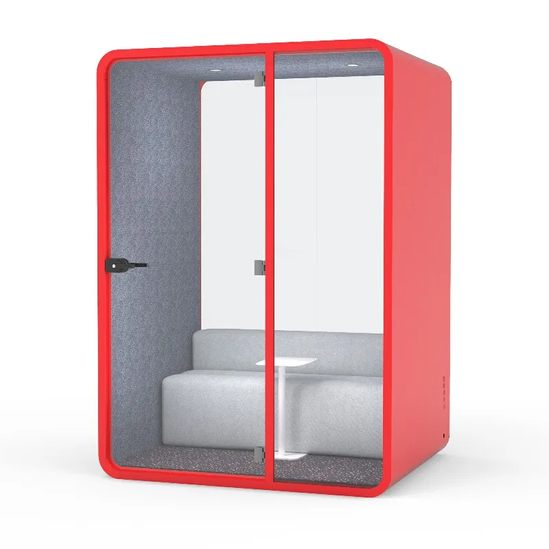 Customized Assemble And Private Pods Room Portable Removable Soundproof Acoustic Silent 1 Person Office Phone Booth For Sale