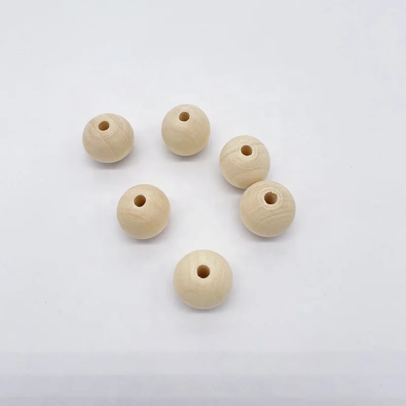 High Quality Customized Birch/Maple/Lotus Wooden Ball Friendly wooden beads