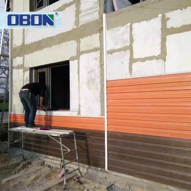 OBON light Weight Eps Sandwich Composite Concrete Panels,Insulation Wall Cladding Eps Cement Sandwich Panel Chengdou