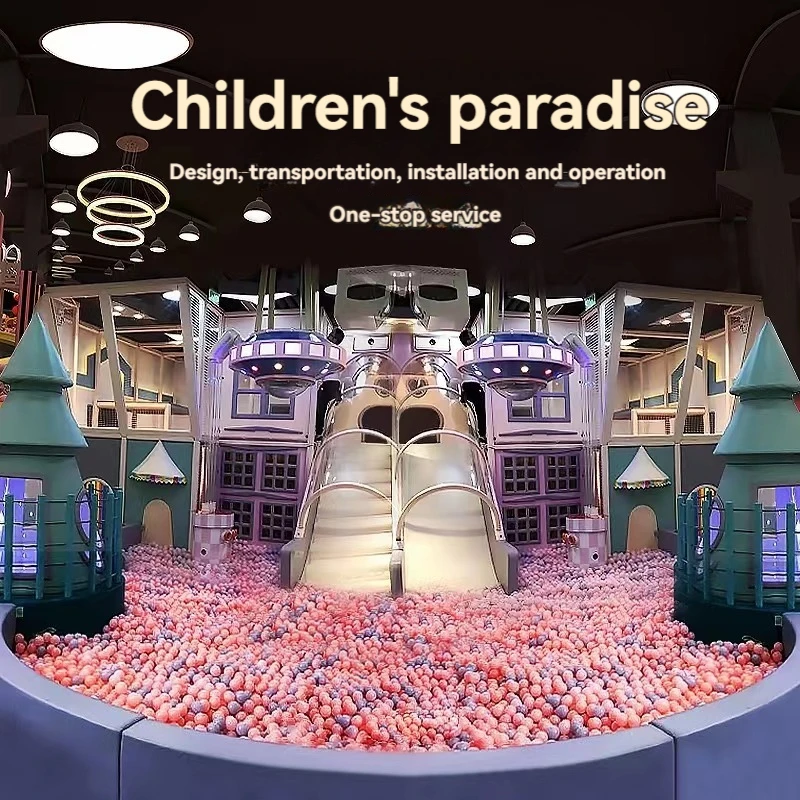 Hot Selling Indoor Playground Equipment for Kids Soft Foam Ball Pit with Climbing Function for Play Centers