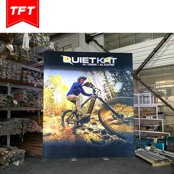 Fast Assembly Portable Fabric Stretch Led Backlit Trade Exhibition Booth Display 10X10 From Shanghai