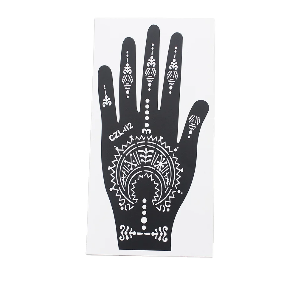 Factory Price Buy Fashion Henna Design Stencil Art Set