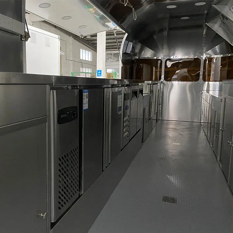 Food Catering Food Trailers Fully Equipped Taco Truck Mobile Kitchen Pizza Coffee Cart BBQ Trailers Cheap Mobile Food Truck