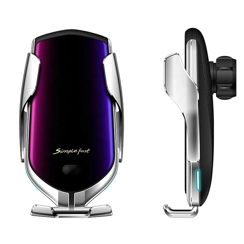 new products in 2022 New hot  Wireless Car Charger, 2 in 1 Qi 10W Fast Auto-Clamping Charge Car Air Vent Mount Phone Holder