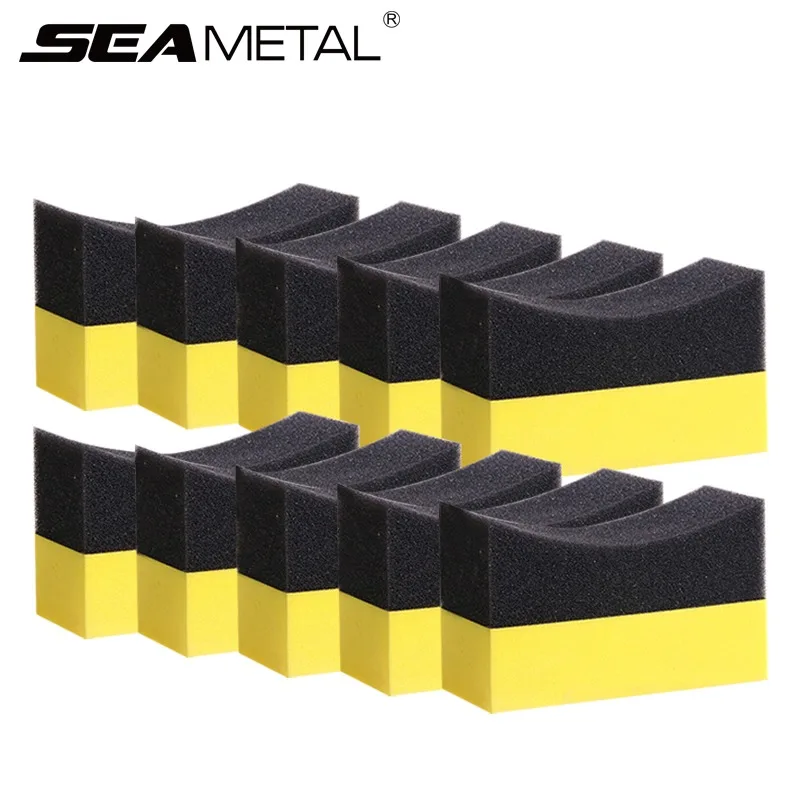 Оптовая продажа аппликатор пены для шин SEAMETAL блеска восковая губка ухода