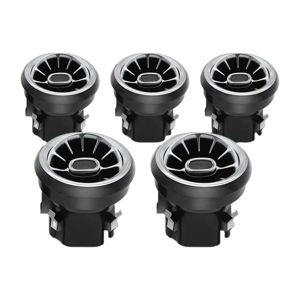 12 colors The front Turbo Air Vent Outlet With Ambient Light for Mercedes Benz A-class W176
