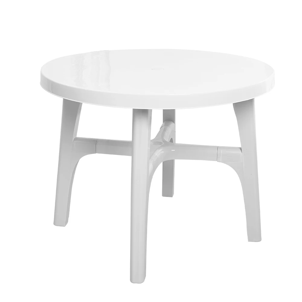 Круглый портативный пластиковый стол для пикника кемпинга балкона бассейна пляжа