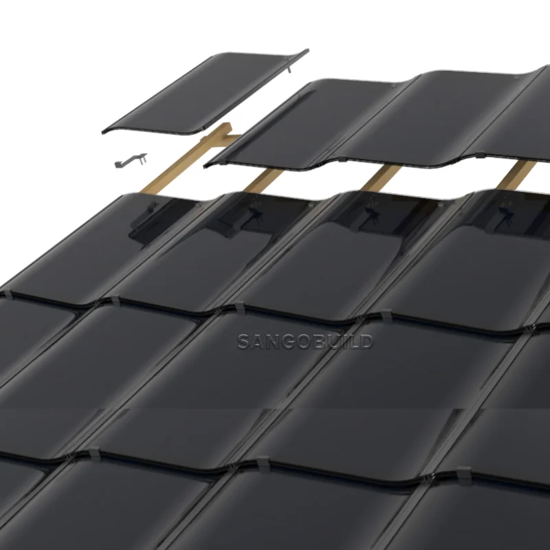 Outstanding Weather Protection Bent Photovoltaic System Solar Roof Solar Tiles