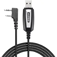 100% Original Baofeng Walkie Talkie USB Programming Cable For 2 Way Radio UV-5R BF-888s UV82 H777 K Port Driver With CD Software