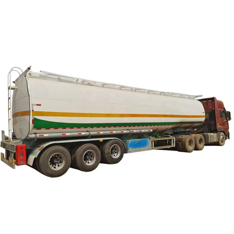 Tanker Trailer Liquid 3 Axle 42000 45000 48000 Liters Diesel Oil Tank Fuel Tanker Truck Semi Trailer For Sale