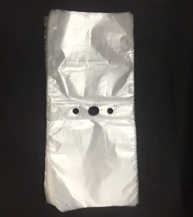 Custom Wholesale Transparent Greaseproof Food Package Deli Bags Plastic Saddle Bag