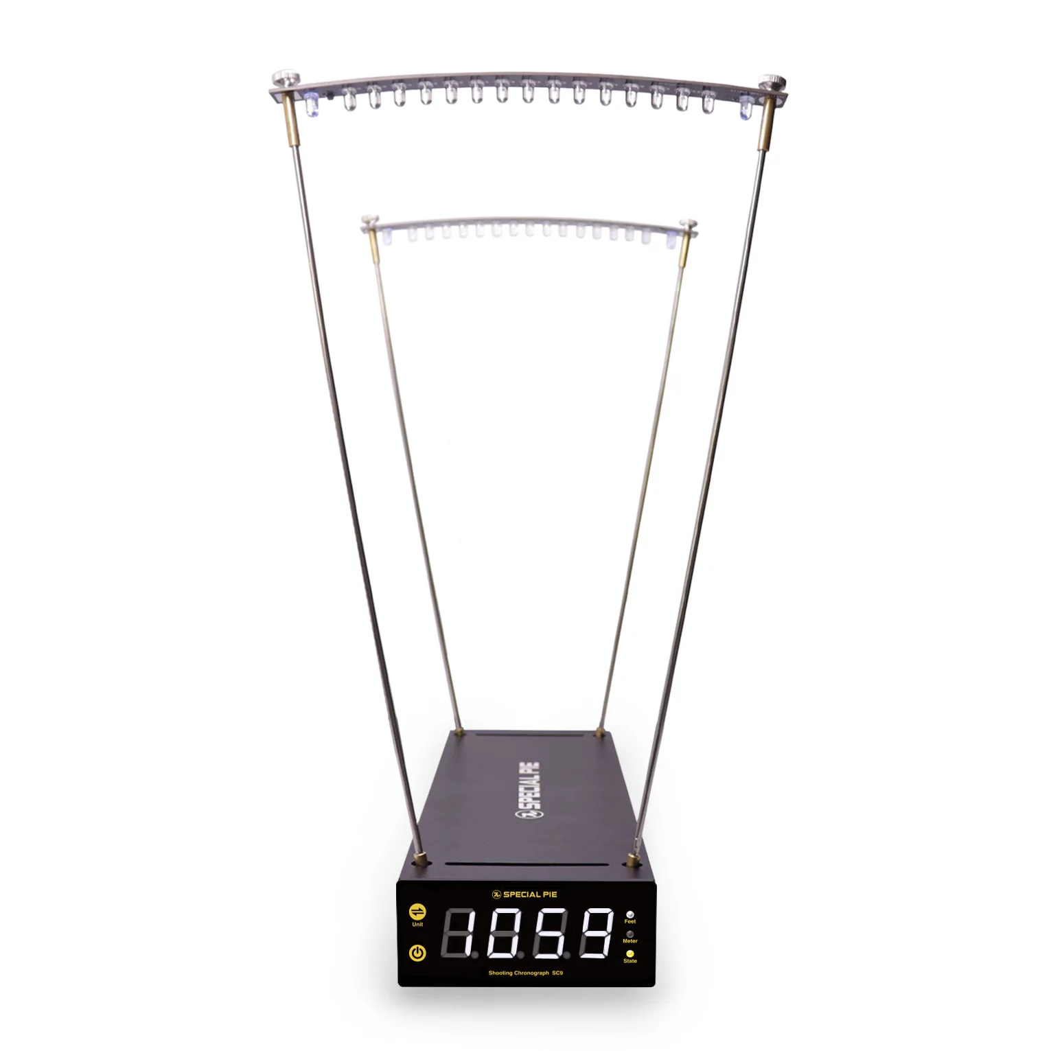 Shooting Chronograph Supports Bluetooth connection to the timer, fast reading, and automatic voice broadcast of the speed.
