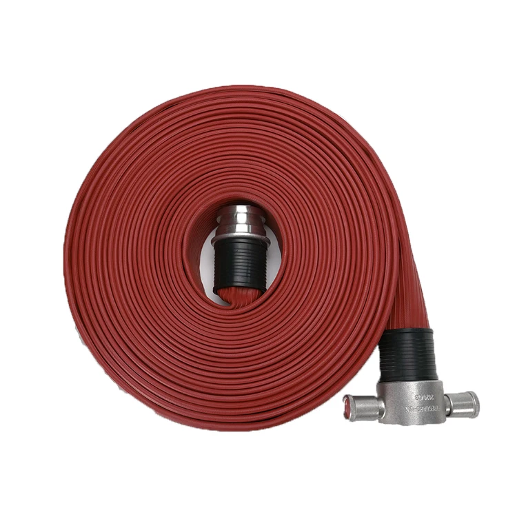 Customized Fire Attack Hose /Layflat Rubber Hose BS6391 Type 3 Certified Firefighting Hose
