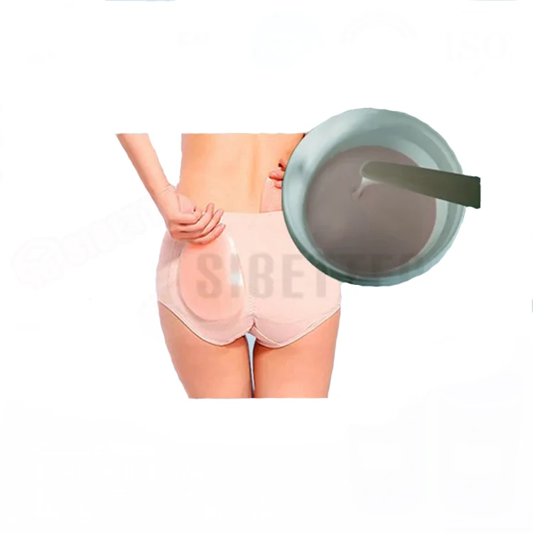 Silicone for Beautiful Buttock Pad Insert, Silicone for Artificial Ass