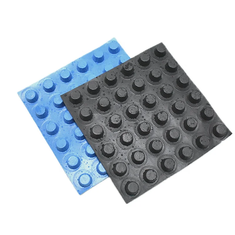 08 mm 10 mm 20 mm building basement retaining wall hdpe black drainage board