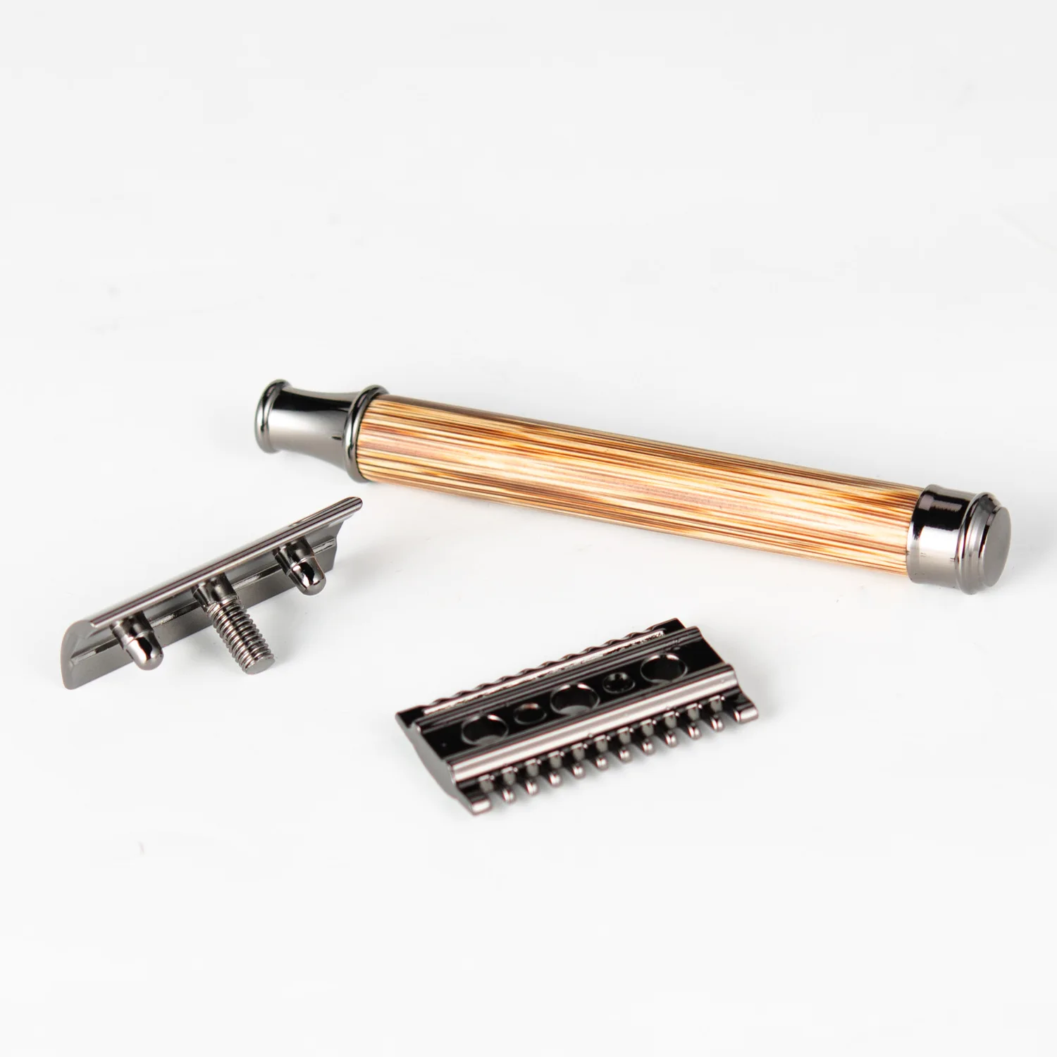 Old-fashioned Manual Razor Made of Aluminum Alloy