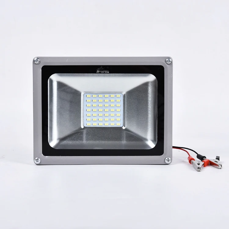 DC Led Floodlight 10w 20w 30w 50w battery Floodlight IP65 Waterproof High bright DC12v Flood light for outdoor garden