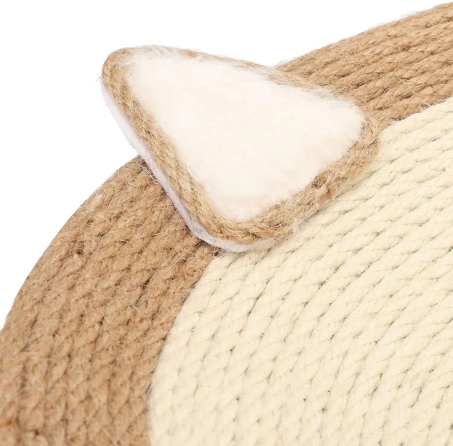 Cat Toy Oversized Pet Litter Box Sisal Cat Scratch Board Oval Corrugated Scratching Pad Cat Scratcher Lounge Bed rest Pet nest