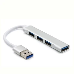 Low Price High Speed 4 Port USB Hub 2.0 Multi Type-C Splitter Por Hub For Laptop